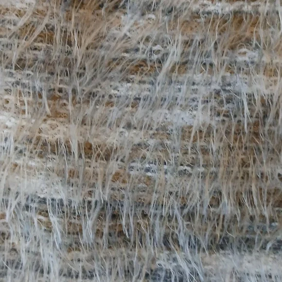 Calvin Klein Women's Multicolor Fuzzy Knit Open Front Oversize Sweater. Size S - Picture 15 of 17